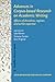 Advances in Corpus-Based Research on Academic Writing by Ute Römer