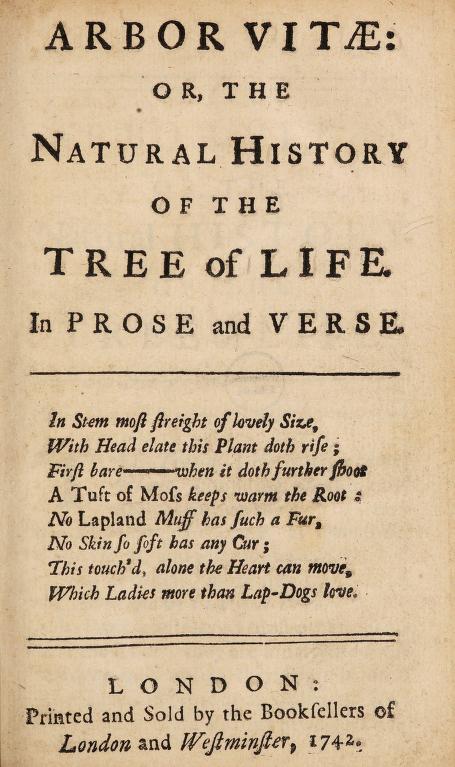 Arbor Vitae: or, the Natural History of the Tree of Life; in prose and verse (Unknown Binding)