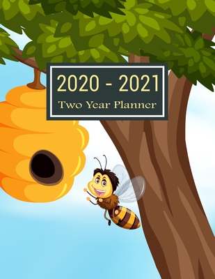 2020-2021 Two Year Planner: Beehive Two Year Planner, Two Year Calendar 2020-2021, Daily Monthly Planner 2020 Size 8.5 x 11 Inch, 60 Months Calendar, Business Planners, Agenda, Schedule, Organizer, Logbook, Planner 2020-2021 daily