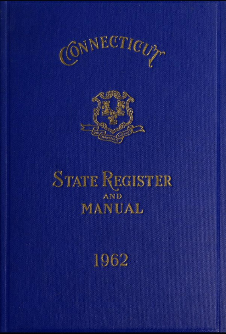 Connecticut State Register and Manual, 1962