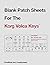 Blank Patch Sheets For The Korg Volca Keys by Ashley Hewitt