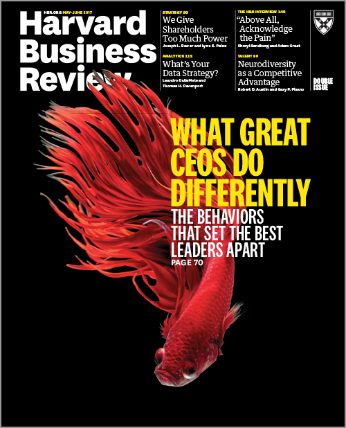 Harvard Business Review May/June 2017