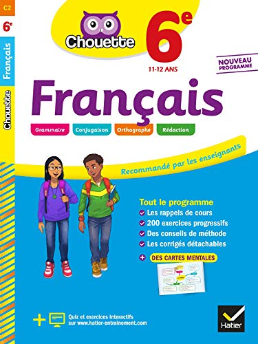 Français 6e : cahier d'entraînement et de révision (Chouette Entraînement Collège) (French Edition)