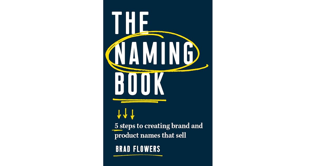 The Naming Book 5 Steps to Creating Brand and Product Names That Sell by Brad Flowers