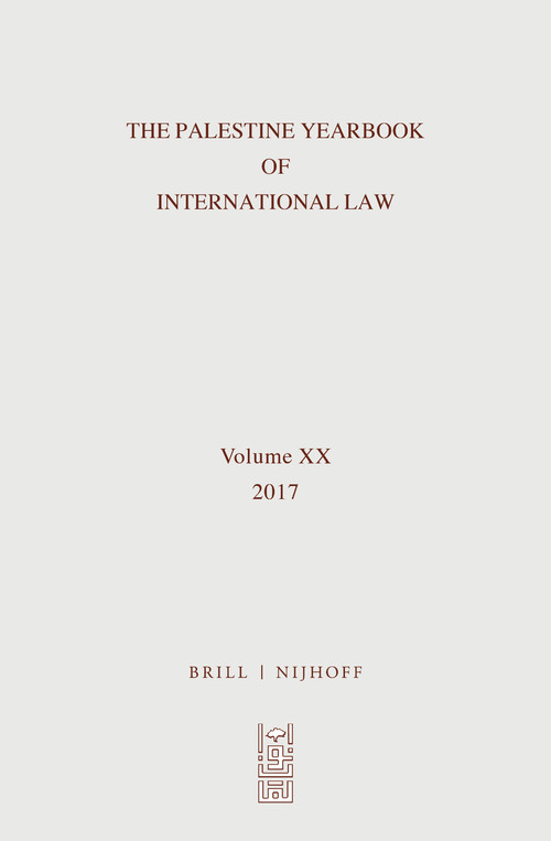 The Palestine Yearbook of International Law, Volume 20