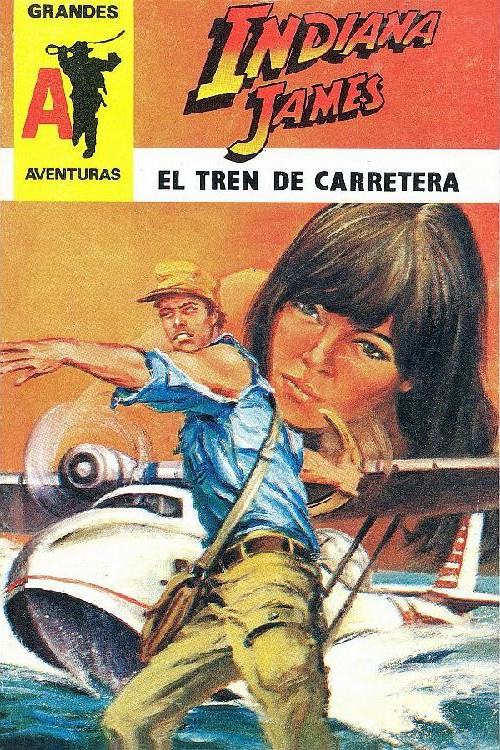 Portada de El tren de carretera, de Indiana James
