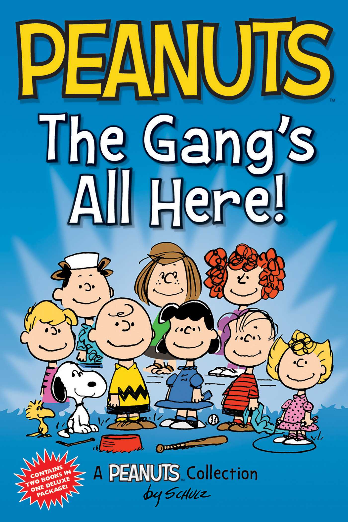 Peanuts The Gang's All Here! Two Books In One by Charles M. Schulz