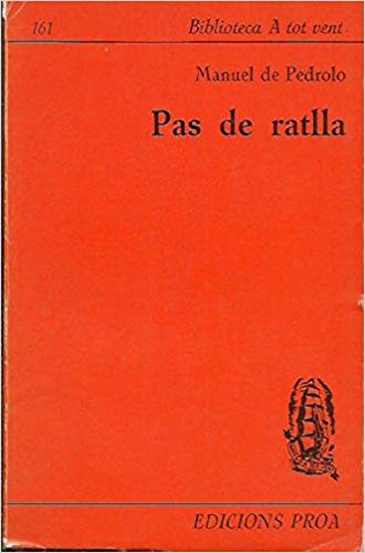 Portada de Pas de ratlla, de Manuel de Pedrolo