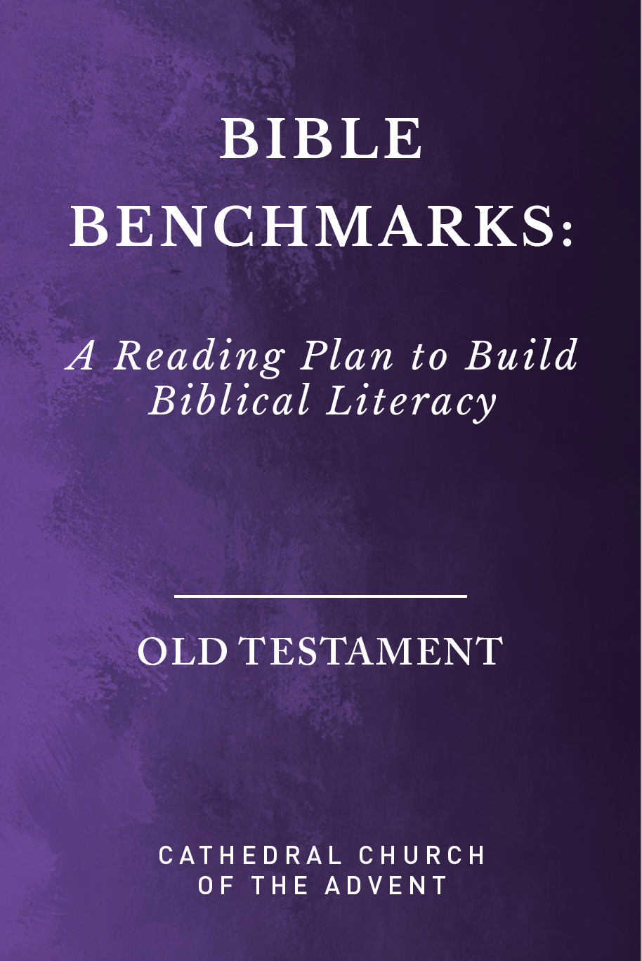 Bible Benchmarks: A Reading Plan to Build Biblical Literacy (Old Testament)