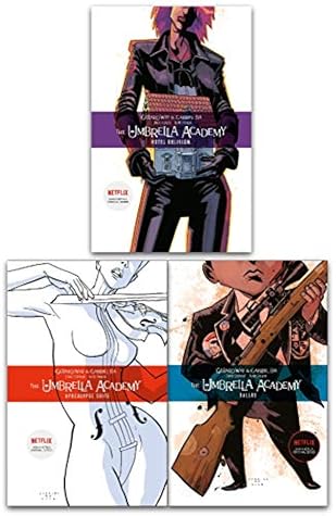 The Umbrella Academy Series 3 Books Collection Set (Hotel Oblivion, Dallas, Apocalypse Suite)