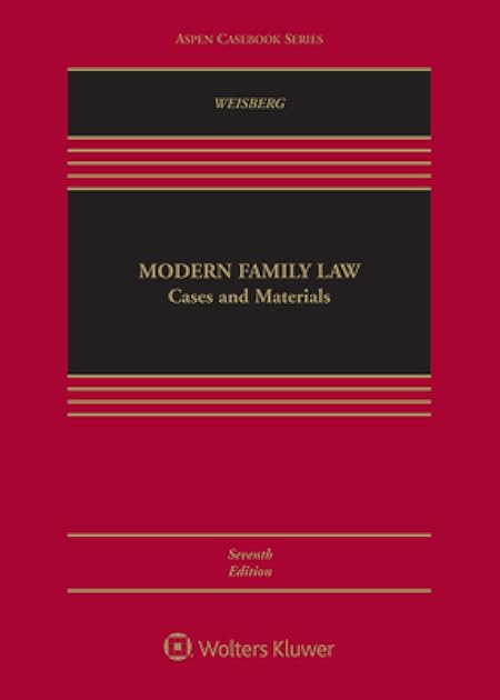 Modern Family Law: Cases and Materials [Connected eBook with Study Center] (Aspen Casebook)