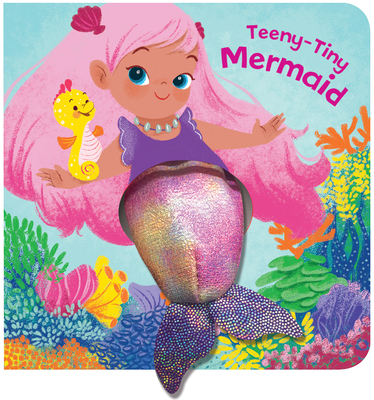 Teeny Tiny Mermaid Finger Puppet Board Book, Mythical & Magical Book for Mermaid Lovers Ages 1-4
