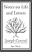 Notes on Life and Letters