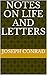 Notes on Life and Letters