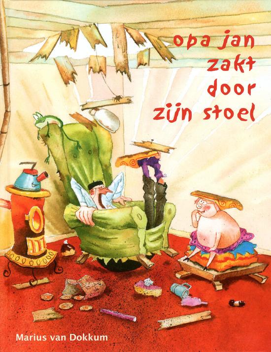 Opa Jan zakt door zijn stoel