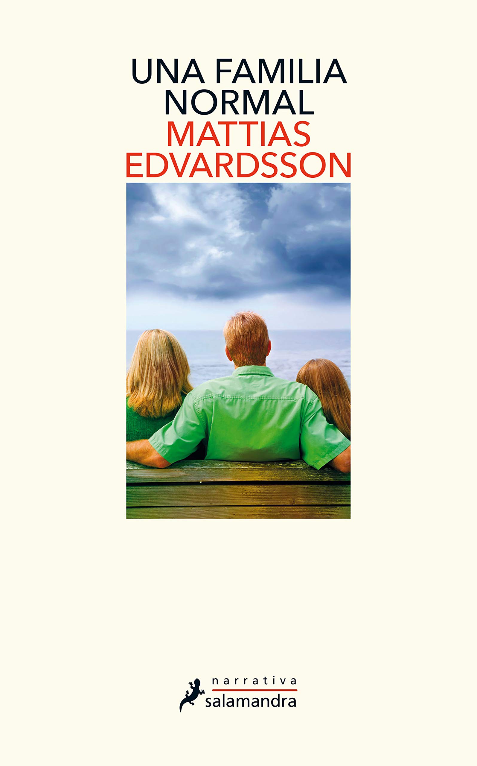 Portada de Una familia normal, de Mattias Edvardsson