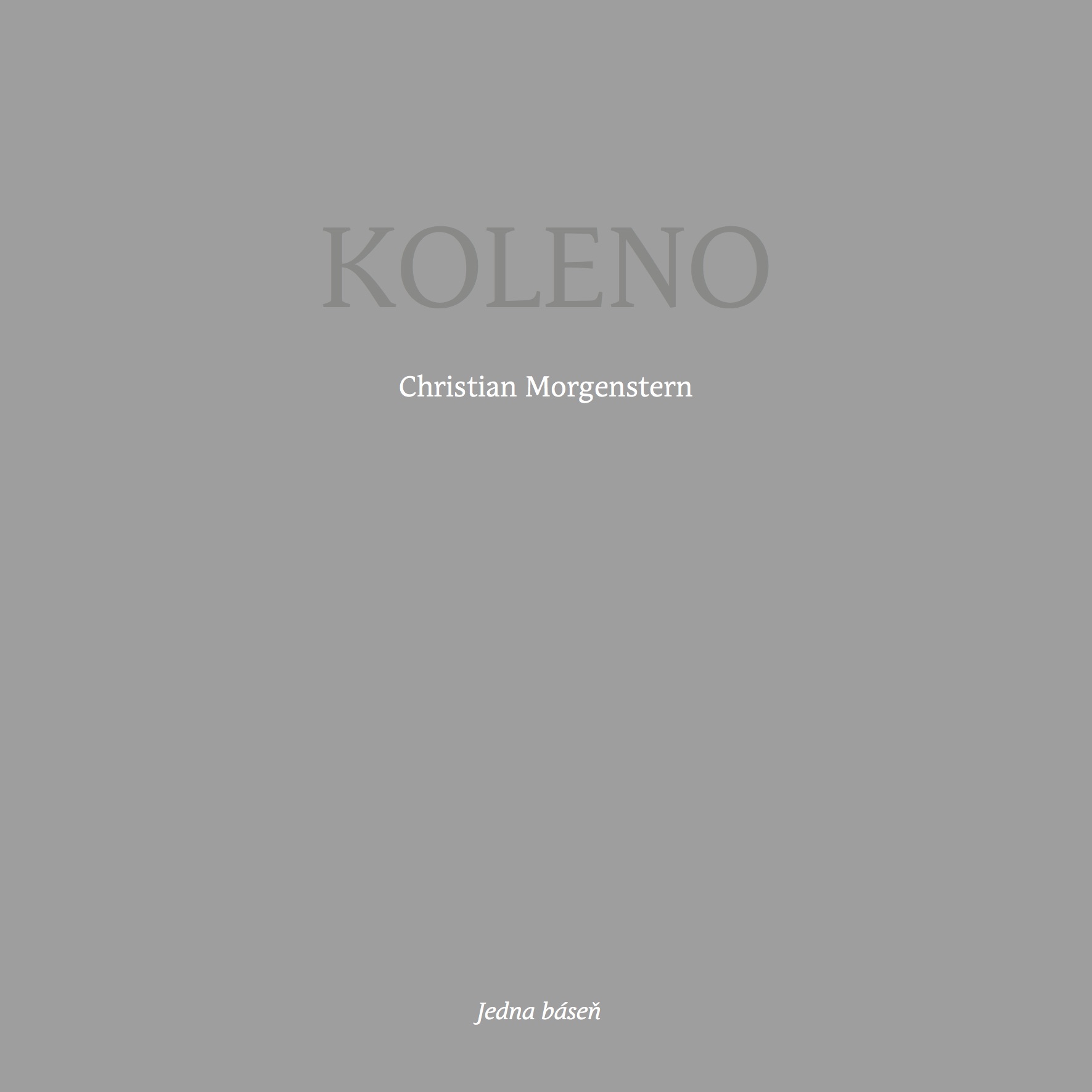 Koleno (Hardcover)