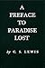 A Preface to Paradise Lost
