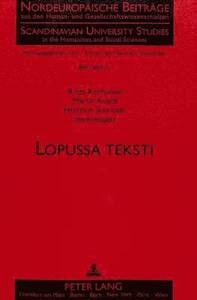 Lopussa teksti