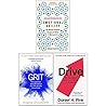 Emotional Agility, Grit: Why passion and resilience are the secrets to success, Drive The Surprising Truth About What Motivates Us 3 Books Collection Set