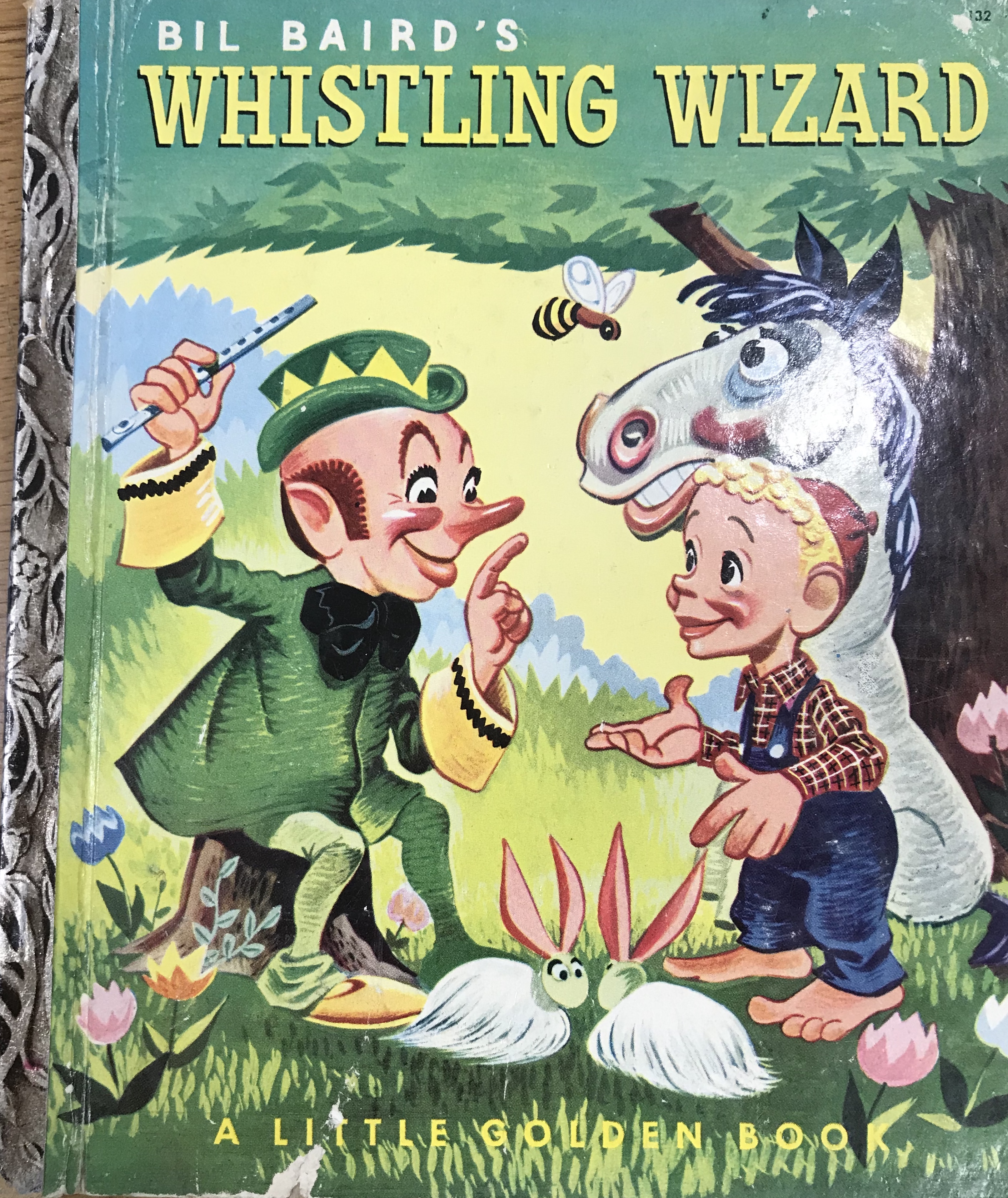 Bil Baird's Whistling Wizard (A Little Golden Book)