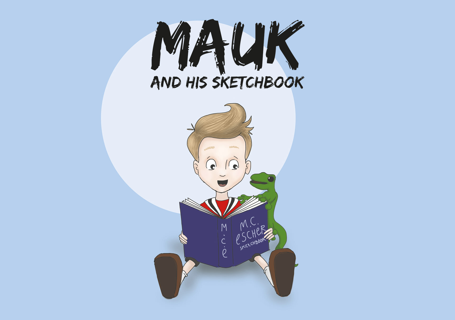 Mauk and his sketchbook