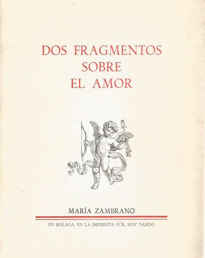 Dos fragmentos sobre el amor