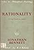 Rationality: An Essay Towards an Analysis