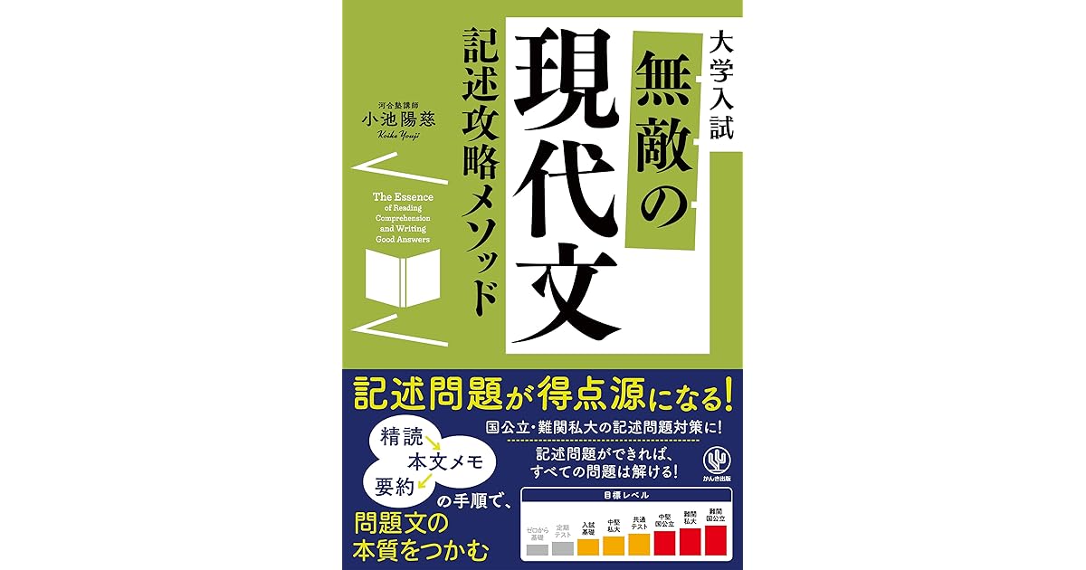 無敵の現代文記述攻略メソッド By 小池陽慈