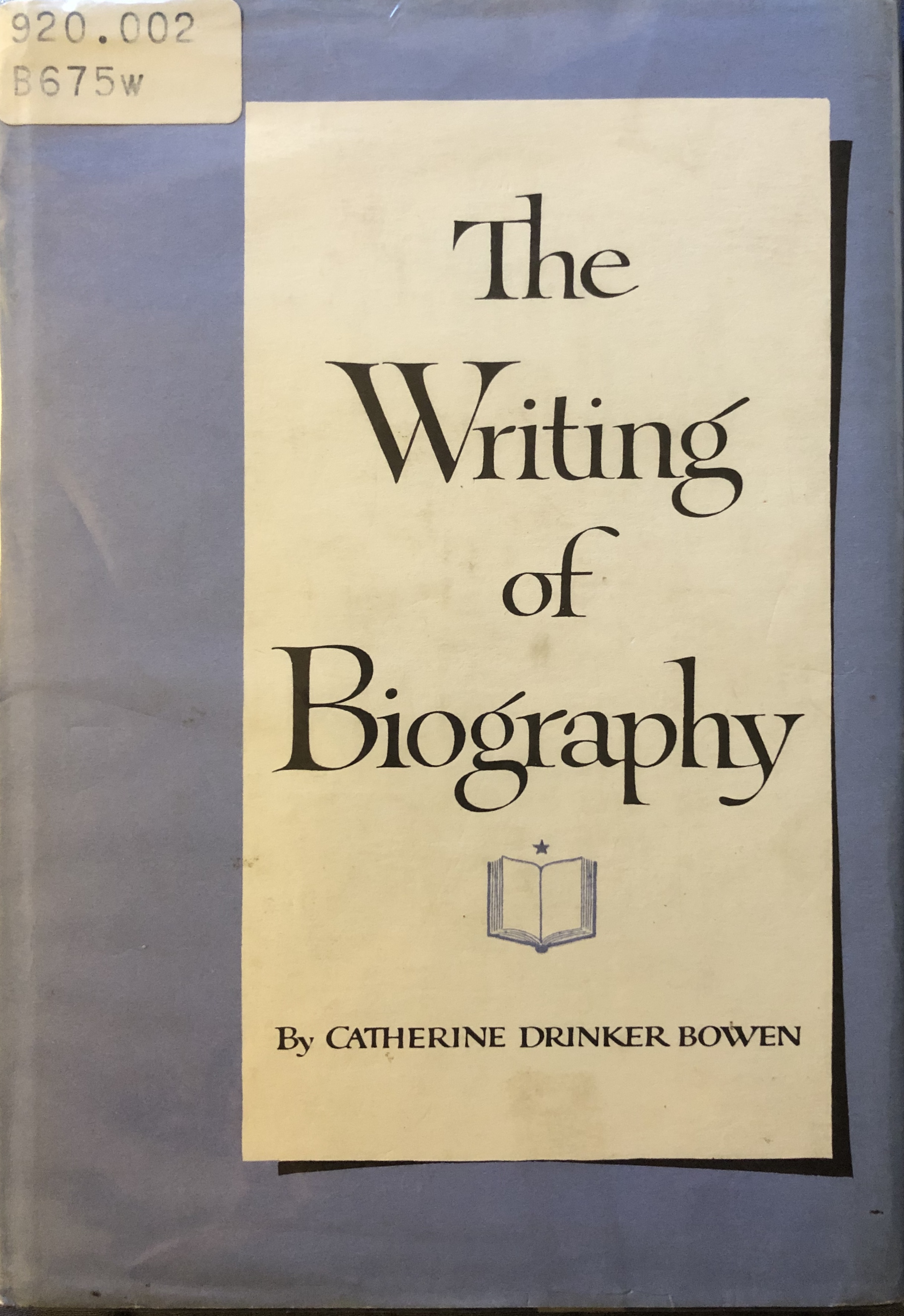 The Writing of Biography