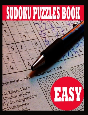 Sudoku Puzzle Book: Easy Sudoku Puzzle Book including Instructions and answer keys - Sudoku Puzzle Book for Adults