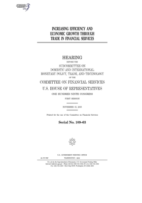Increasing efficiency and economic growth through trade in financial services