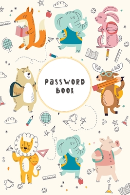 Password Book for Kid: Internet Address and Password Keeper Logbook Journal with alphabetical,Small Pocket,6" x 9"