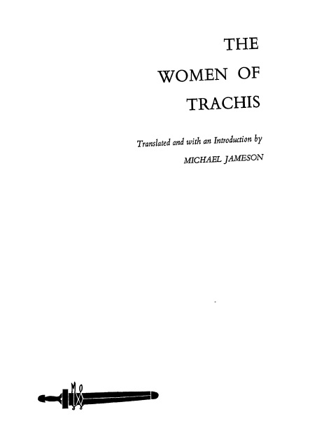 Women of Trachis