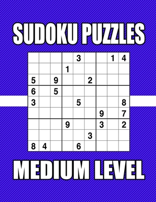 sudoku puzzles medium level 160 puzzles large print sudoku books medium difficulty by puzzles brain