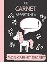 Ce carnet appartient à ___ !: Mon carnet secret de gribouillages, croquis, dessins et collage | Carnet de croquis pour enfants | Carnet à compléter | ... | Cadeau idéal pour enfants (French Edition) Ce carnet appartient à ___ !: Mon carnet secret de gribouillages, croquis, dessins et collage | Carnet de croquis pour enfants | Carnet à compléter | ... | Cadeau idéal pour enfants (French Edition)