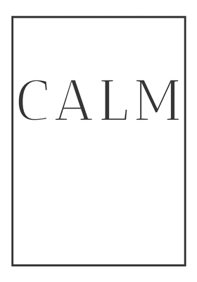 Calm: A decorative book for coffee tables, end tables, bookshelves and interior design styling | Stack feels books to add decor to any room. Monohrome ... or as a gift for interior design savvy people