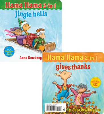 Llama Llama 2-in-1: Gives Thanks/Jingle Bells (Board Book)