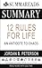Summary of 12 Rules for Life by Summareads Media
