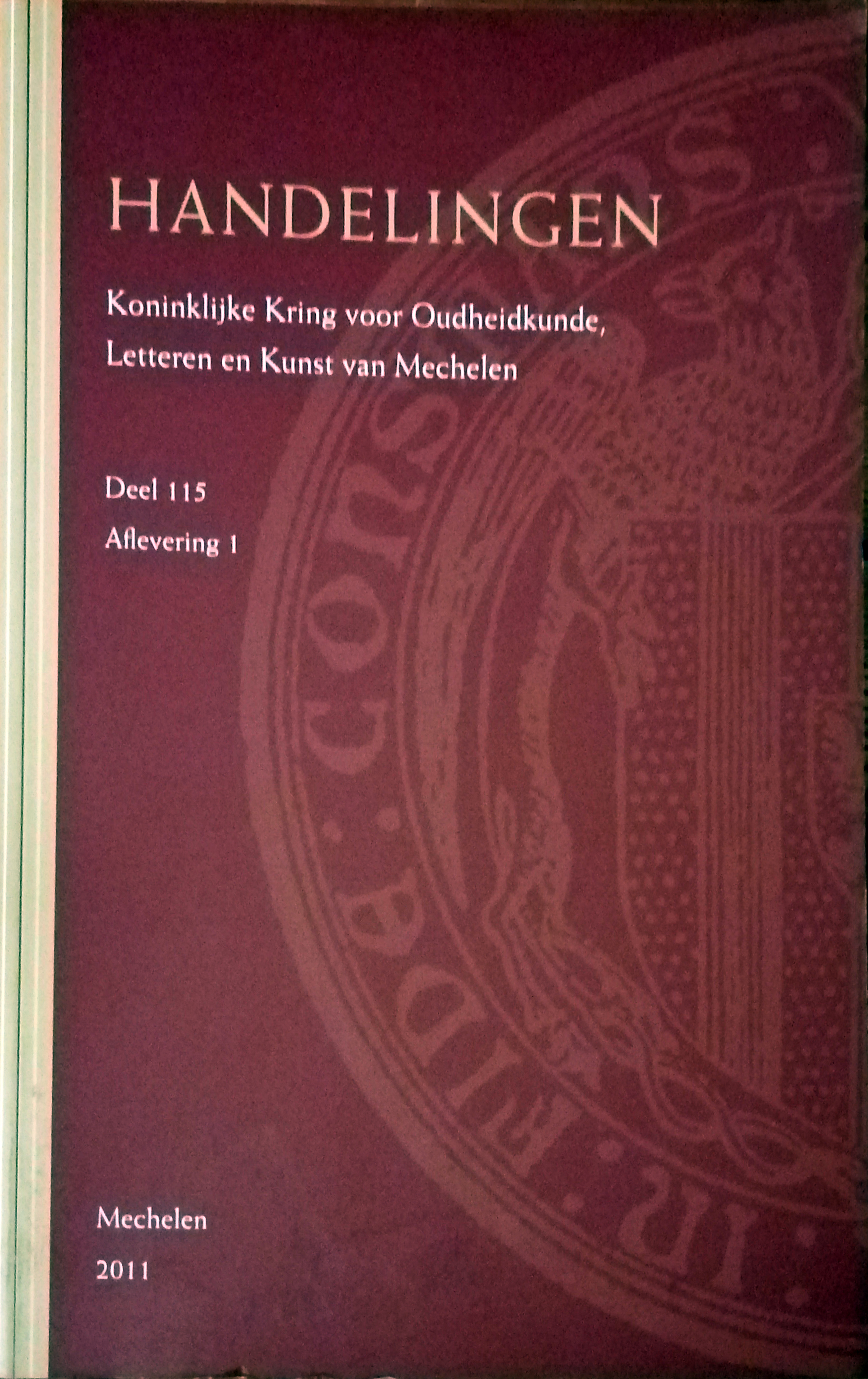 Handelingen Deel 115 Aflevering 1
