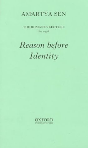 Reason Before Identity (Paperback)