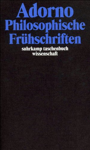 Philosophische Frühschriften. (Paperback)