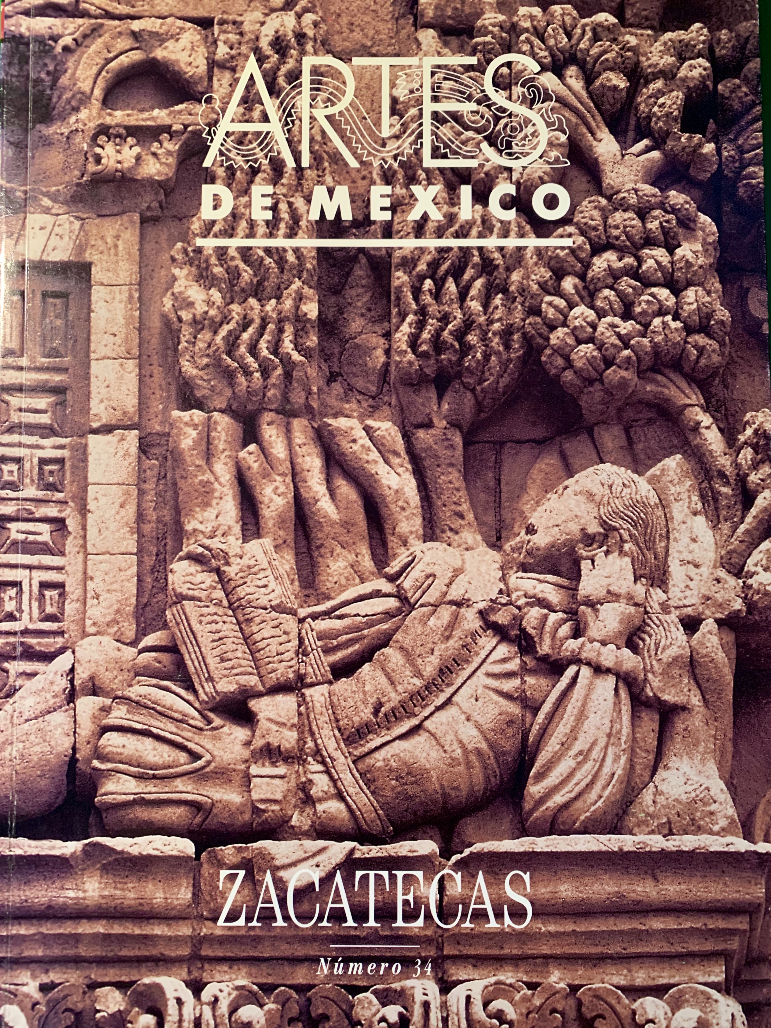 Artes de Mexico #34 Zacatecas (Paperback)