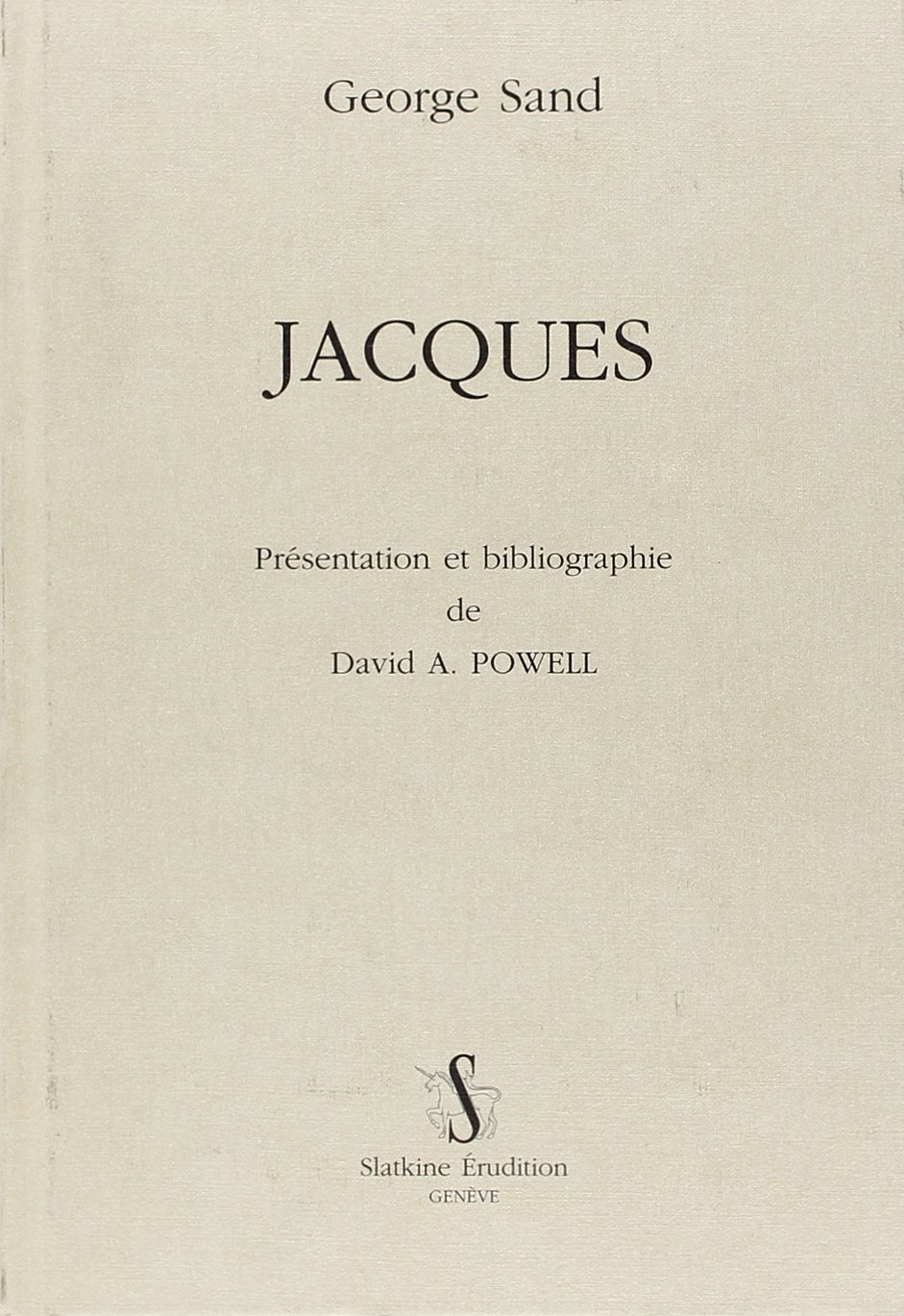 Jacques (Hardcover)
