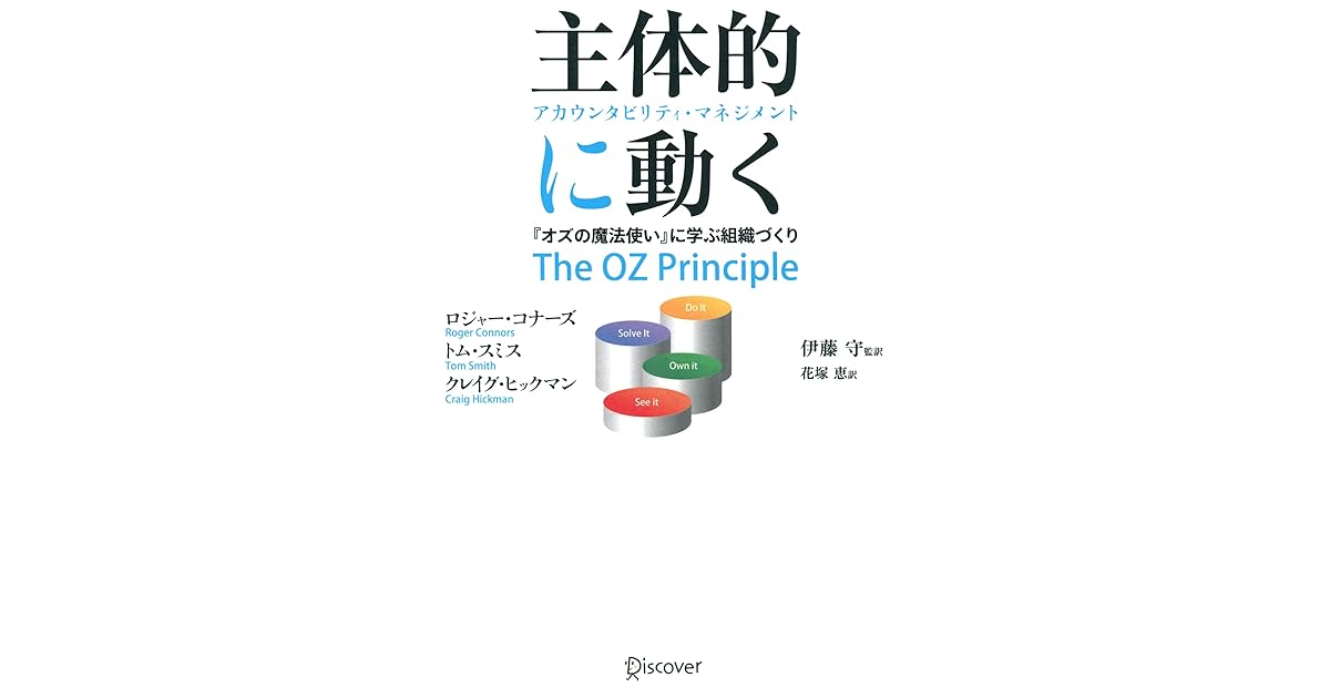 主体的に動く アカウンタビリティ マネジメント By ロジャー コナーズ