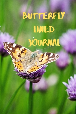 Butterfly Lined Journal: Cool Colourful Lined Journal, 120 Pages, 6 x 9, Blank Butterfly Journal To Write In