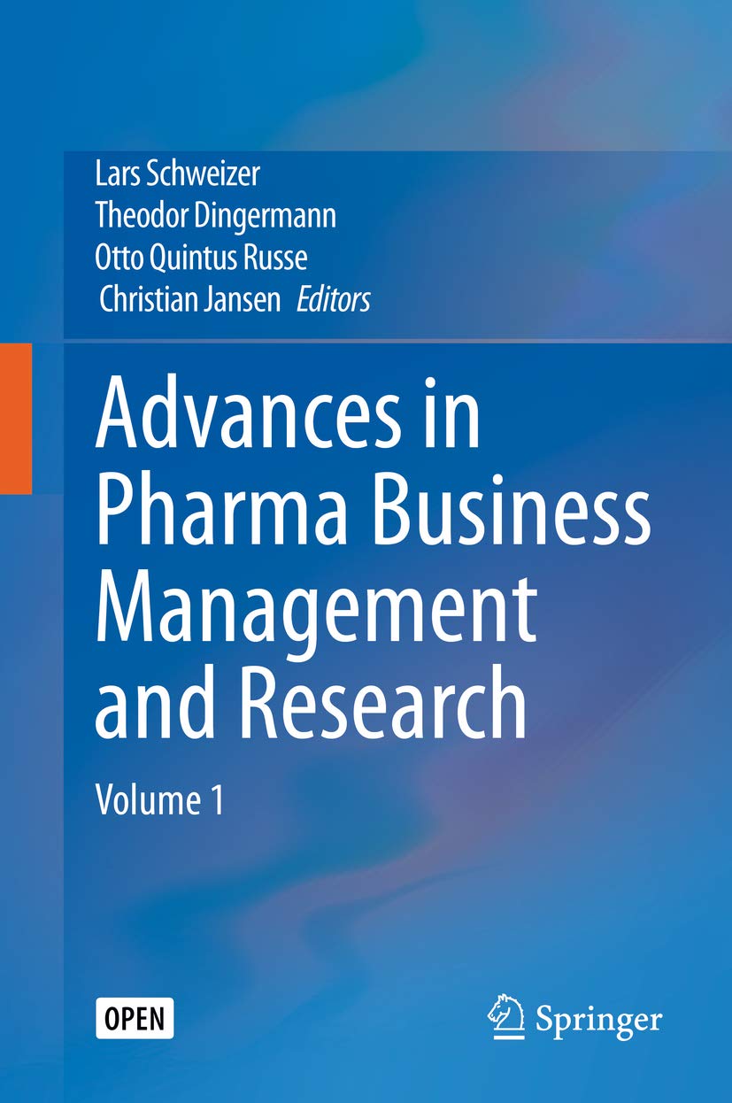 Advances in Pharma Business Management and Research: Volume 1 (Hardcover)