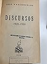 Discursos [de José Vasconcelos]: 1920-1950