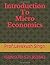 Introduction to Micro Econo...