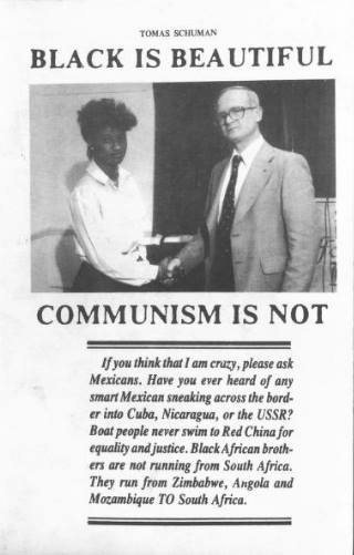 Black is Beautiful, Communism is Not.